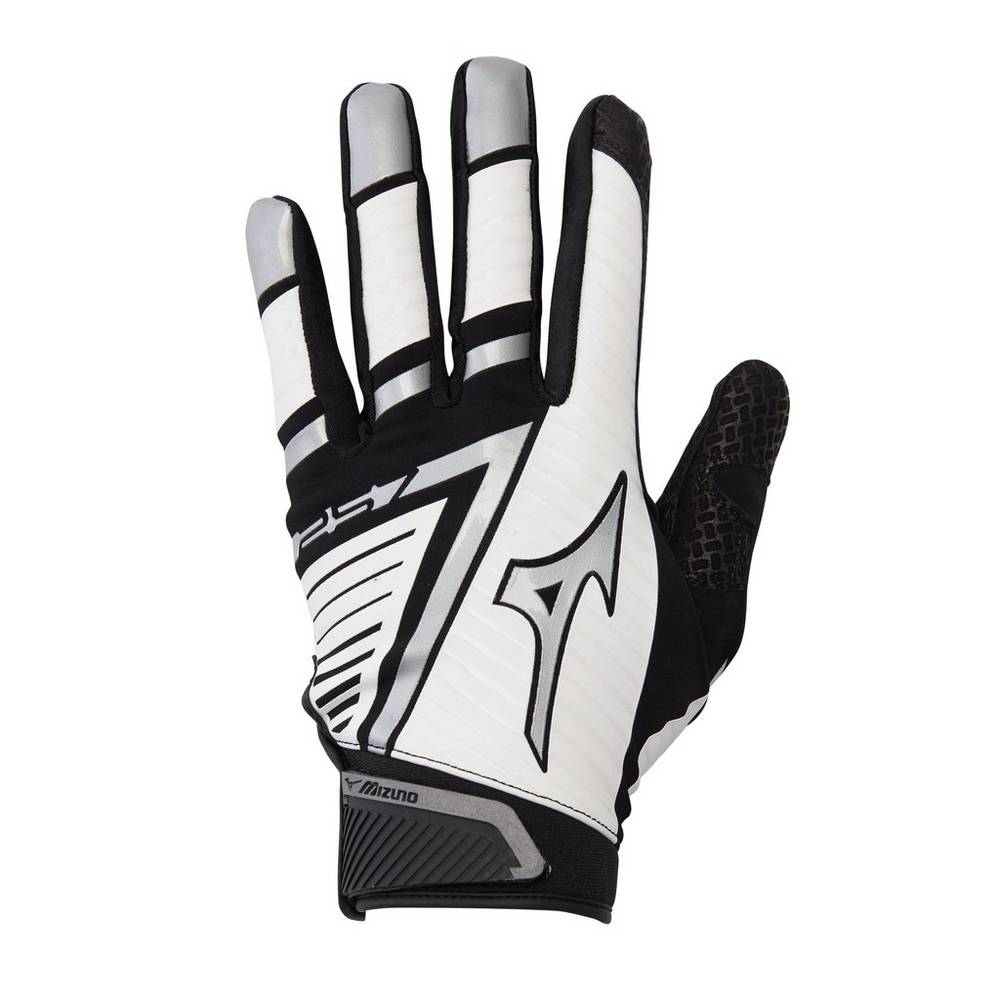 Damske Rukavice Mizuno F-257 Softball Batting Biele/Čierne Vypredaj GLCJ54201